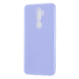 For OPPO A5/A3S/A9 2020 Cellphone Cover Soft Touch Anti-scratch Shockproof TPU Mobile Phone Case  Taro purple