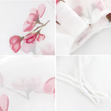 Fashionable Chiffon Printed Sunscreen Summer Breathable And Washable Dustproof Mask Love on white_One size