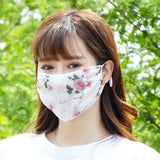 Fashionable Chiffon Printed Sunscreen Summer Breathable And Washable Dustproof Mask Snow Bud Love_One size