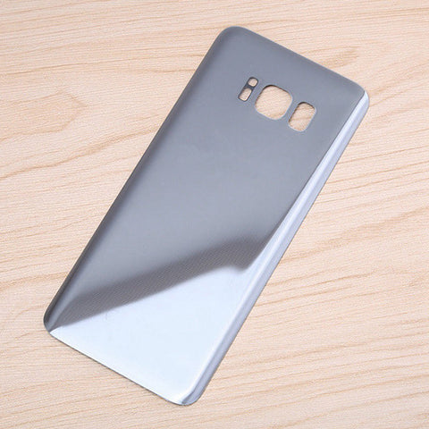 Exquisite Battery Protective Cover Glass Housing Rear Back Cover for Samsung Galaxy S8 S8+ Silver