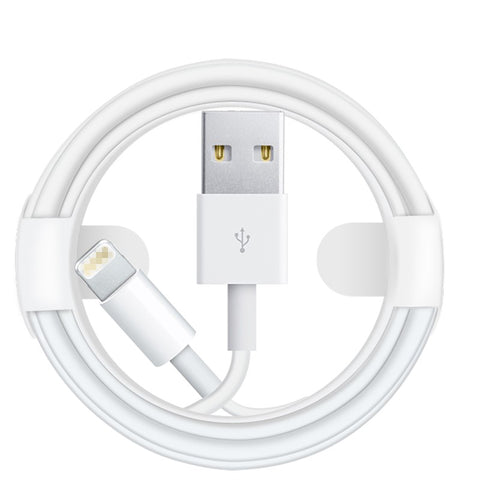 Lightning Cable 2A 1.0m(3Ft) USB Cable Adapter For iPhone white