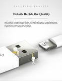 Lightning Cable 2A 1.0m(3Ft) USB Cable Adapter For iPhone white