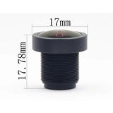 Foxeer 2.5mm 110 Degree F2.0 M12x0.5mm Lens IR Blocked Support for GoPro 2 as shown