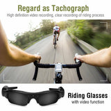 HD Mini Camera Sunglasses Glasses Eyewear Audio Video Recorder DVRs Black