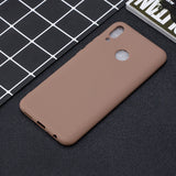 For HUAWEI Y9 2019 Lovely Candy Color Matte TPU Anti-scratch Non-slip Protective Cover Back Case 9
