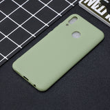 For HUAWEI Y9 2019 Lovely Candy Color Matte TPU Anti-scratch Non-slip Protective Cover Back Case 10