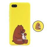 For Redmi 6A Phone Cases TPU Full Cover Cute Cartoon Painted Case Girls Mobile Phone Cover with Matched Pattern Adjustable Bracket  1