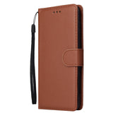 For Samsung A50 Wallet-type PU Leather Protective Phone Case with Buckle & 3 Card Position Rose gold