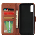For Samsung A50 Wallet-type PU Leather Protective Phone Case with Buckle & 3 Card Position Rose gold