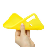 For Redmi NOTE 8 NOTE 8 Pro Soft Candy Color Frosted Surface Shockproof TPU Back Cover Mobile Phone Case yellow