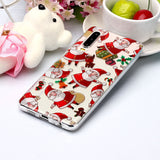 For HUAWEI P30 Christmas Phone Case Anti-fall Protective Shell Super Soft TPU Smartphone Cover Birthday Gift