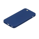 for iPhone 5/5S/SE Lovely Candy Color Matte TPU Anti-scratch Non-slip Protective Cover Back Case Navy