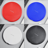 Fast Wireless Charger for Samsung Galaxy S9/S9/S8/S7/Note 9/S7 Edge USB Qi Charging Pad for iPhone XS Max XR X 8 Plus white