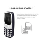 Mini Cell Phones Super Small Mobile Phones Voice Changer Bluetooth Earphones Dialer Dual SIM Low Radiation red