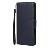 For Iphone 12 5.4 inch/6.1 inch/ 6.7 inch PU Leather Three-card Photo Frame Front Buckle Mobile Phone shell red