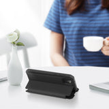 For Samsung NOTE 10 Lite Magnetic Protective Case Bracket with Card Slot Leather Mobile Phone Cover dark green