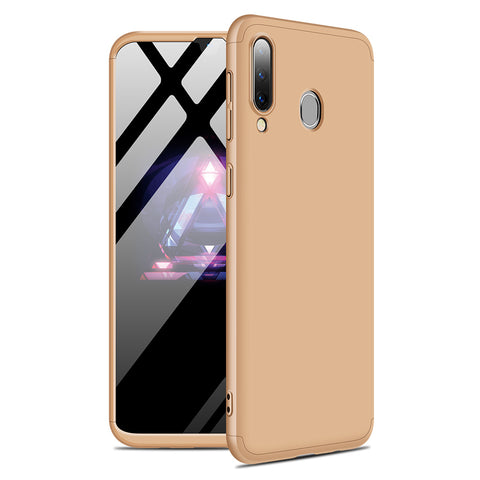 For Samsung M30 Ultra Slim PC Back Cover Non-slip Shockproof 360 Degree Full Protective Case gold
