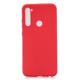 For Redmi NOTE 8 NOTE 8 Pro Soft Candy Color Frosted Surface Shockproof TPU Back Cover Mobile Phone Case Navy