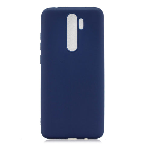 For Redmi NOTE 8 NOTE 8 Pro Soft Candy Color Frosted Surface Shockproof TPU Back Cover Mobile Phone Case Navy