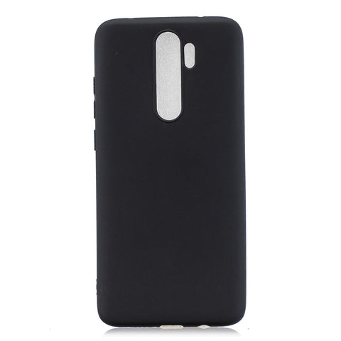 For Redmi NOTE 8 NOTE 8 Pro Soft Candy Color Frosted Surface Shockproof TPU Back Cover Mobile Phone Case black