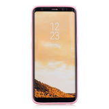 for Samsung S8 plus Lovely Candy Color Matte TPU Anti-scratch Non-slip Protective Cover Back Case dark pink