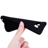 for Samsung S8 plus Lovely Candy Color Matte TPU Anti-scratch Non-slip Protective Cover Back Case black