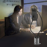 Multi-functional Fill Light Beauty Mobile Phone Holder Self-timer Live Artifact Live Performances Silver