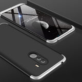 For XIAOMI Pocophone F1 Ultra Slim PC Back Cover Non-slip Shockproof 360 Degree Full Protective Case red