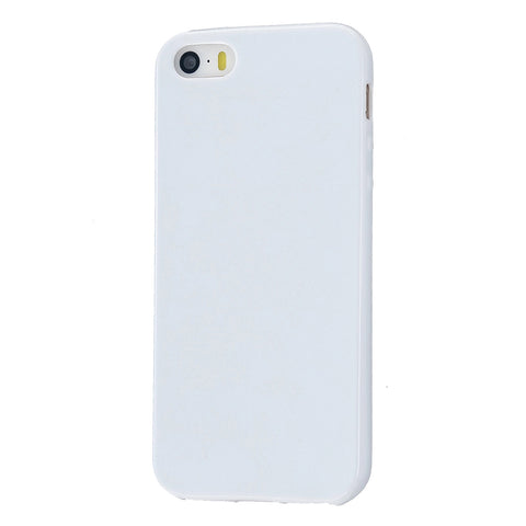 For iPhone 5/5S/SE/6/6S/6 Plus/6S Plus/7/8/7 Plus/8 Plus Cellphone Cover Soft TPU Bumper Protector Phone Shell Milk white