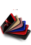 For OPPO A73/F5/F5 Youth/A75 Taiwan Slim 3 in 1 Hybrid Hard Case Full Body 360 Degree Protection Back Cover Rose gold