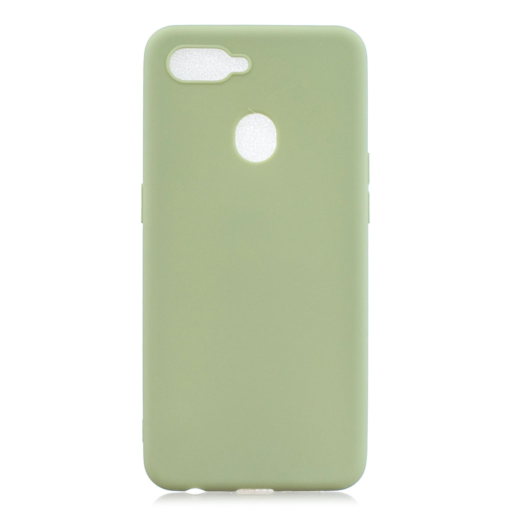 For OPPO F9 Lovely Candy Color Matte TPU Anti-scratch Non-slip Protective Cover Back Case 10