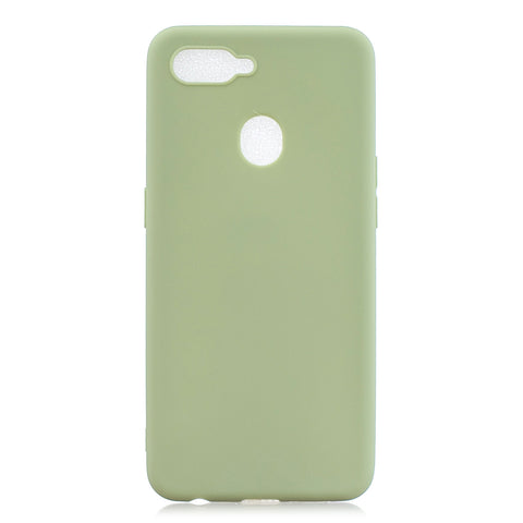 For OPPO F9 Lovely Candy Color Matte TPU Anti-scratch Non-slip Protective Cover Back Case 10