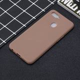 For OPPO F9 Lovely Candy Color Matte TPU Anti-scratch Non-slip Protective Cover Back Case 9