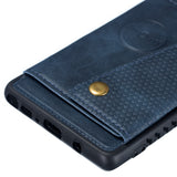 For Samsung NOTE 9 Phone Case Protective Back Cover with Card Holder Bracket Light Brown_Samsung NOTE 9