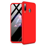 For Samsung M30 Ultra Slim PC Back Cover Non-slip Shockproof 360 Degree Full Protective Case red
