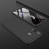 For Samsung M30 Ultra Slim PC Back Cover Non-slip Shockproof 360 Degree Full Protective Case black