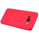 for Samsung S8 plus Lovely Candy Color Matte TPU Anti-scratch Non-slip Protective Cover Back Case red