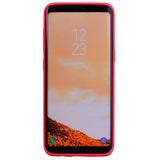 for Samsung S8 plus Lovely Candy Color Matte TPU Anti-scratch Non-slip Protective Cover Back Case red