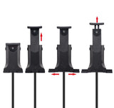 Tripod Floor Stand Support 4-12inch Celephone Ipad Tablet Live Broadcast Stand black