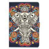 Universal Laptop Protective Cover Color Painted 8 Inches PU Case with Front Snap Purple quicksand