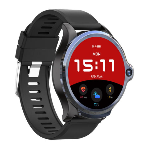 Smart Watch 1.6 Inch Face Unlocking Dual Camera 4G Smartwatch black