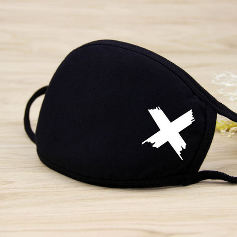 Riding Cotton Mask Dust-proof Facial Mouth Protection Fashion Men Women Black Mask KZ-2010