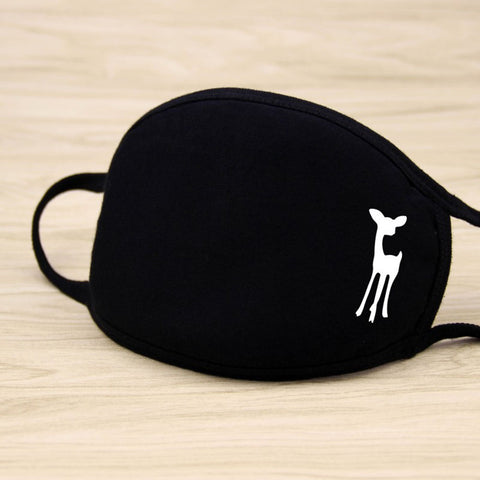 Riding Cotton Mask Dust-proof Facial Mouth Protection Fashion Men Women Black Mask KZ-2018