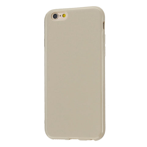 For iPhone 5/5S/SE/6/6S/6 Plus/6S Plus/7/8/7 Plus/8 Plus Cellphone Cover Soft TPU Bumper Protector Phone Shell Milk tea