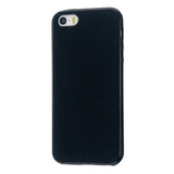 For iPhone 5/5S/SE/6/6S/6 Plus/6S Plus/7/8/7 Plus/8 Plus Cellphone Cover Soft TPU Bumper Protector Phone Shell Bright black