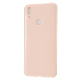 For VIVO Y93/Y95 Mobile Phone Case Glossy Finish Lightweight TPU Cellphone Cover Anti-scratch Overal Protection Shell Sakura pink