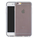 for iPhone 6/6S / 6 Plus/6S Plus / 7/8 / 7 Plus/8 Plus Clear Colorful TPU Back Cover Cellphone Case Shell Black