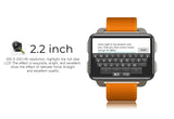 LEMFO LEM4 Pro 2.2 Inch Display 3G Smart Watch Android 5.1 1200mAh Lithium Battery 1GB + 16GB Wifi Take Video, Orange