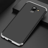 For Samsung J6 2018/on 6 Ultra Slim 360 Degree Non-slip Shockproof Full Protective Case silver black silver