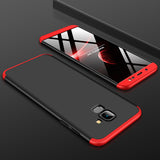 For Samsung J6 2018/on 6 Ultra Slim 360 Degree Non-slip Shockproof Full Protective Case silver black silver